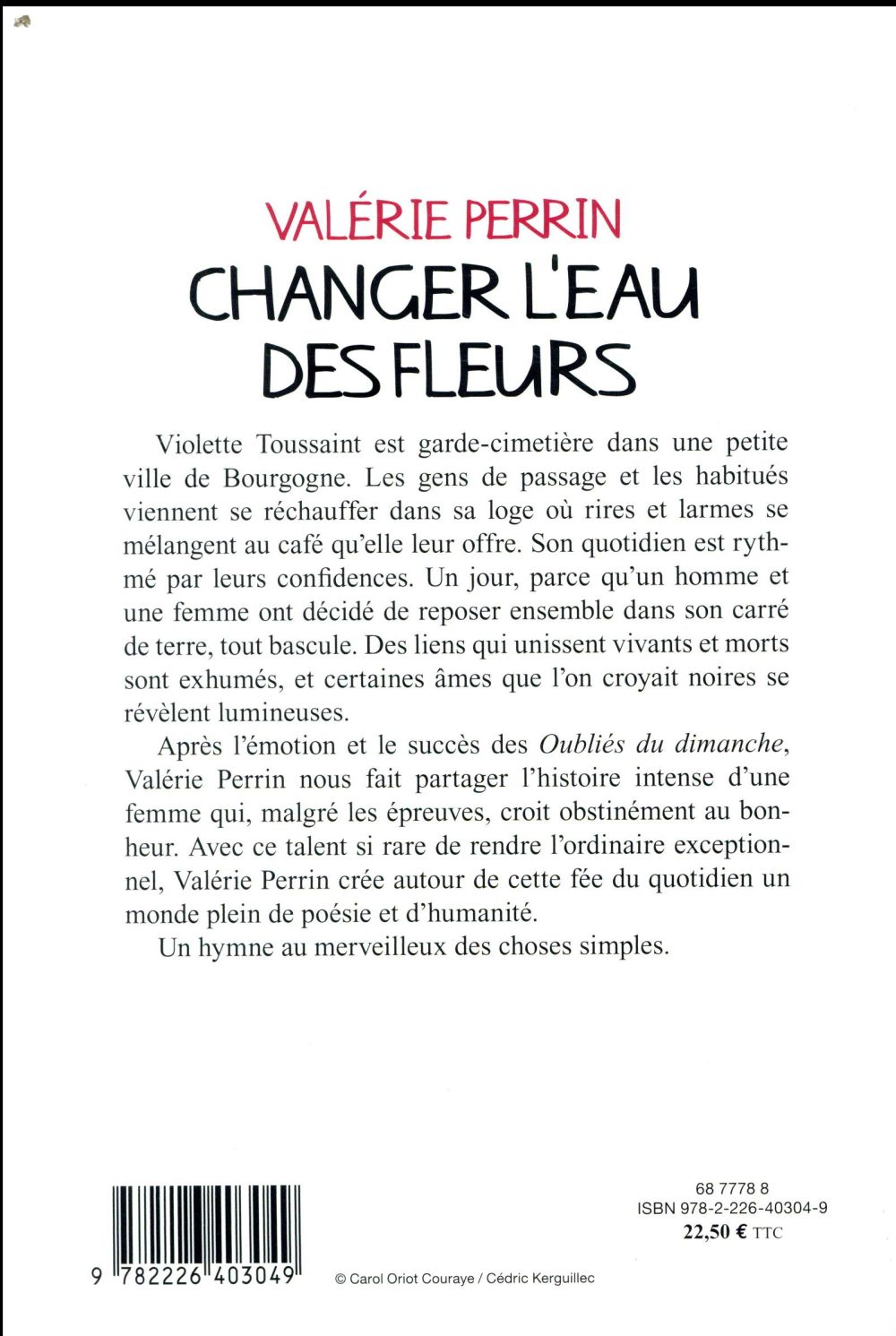 changer l'eau des fleurs