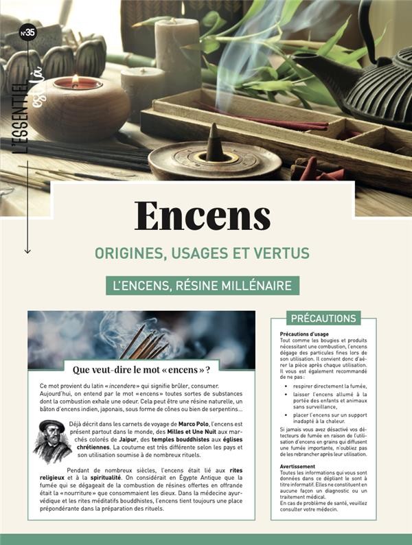 L'encens serait excellent pour la santé