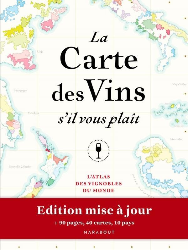 Carte des vins de France : carte région viticole - Vin Oenologie