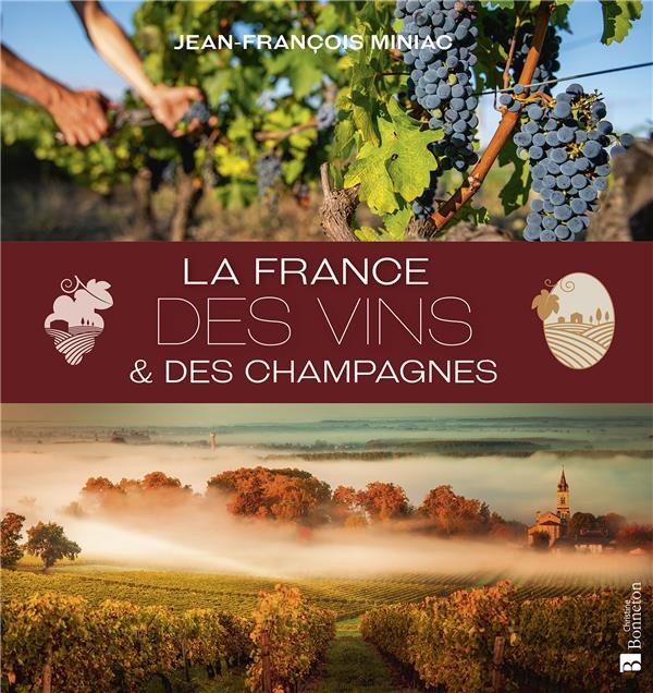 Affiche Carte des Vins de France - La Bel'France Cluny