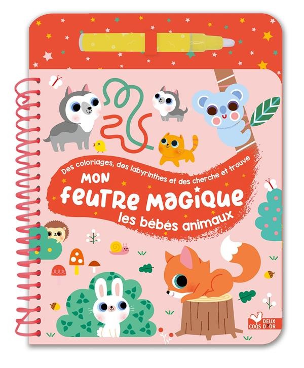 Disney - coloriages magiques - mysteres - les bebes animaux