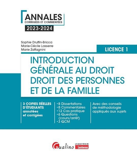 Le code pour l'étudiant en droit 2023-2024