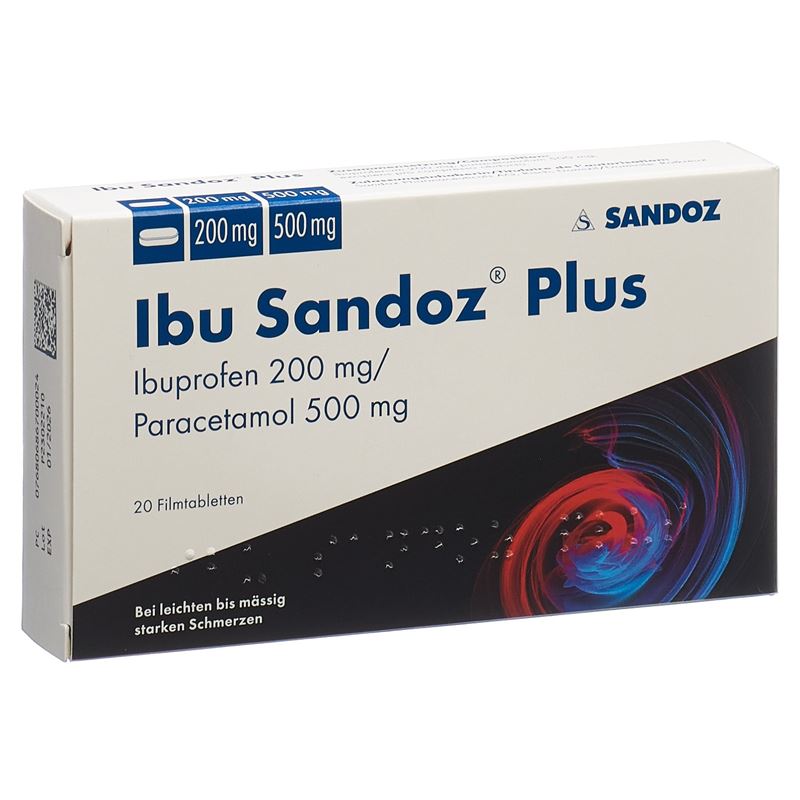 Ibu Sandoz Plus 200 mg / 500 mg
