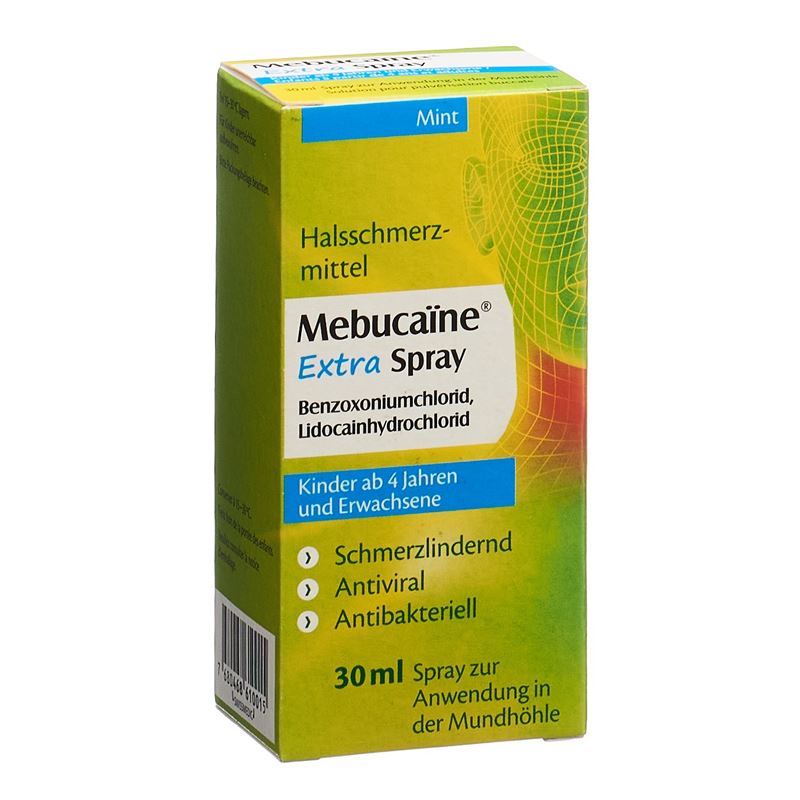 Mebucaïne Extra Spray