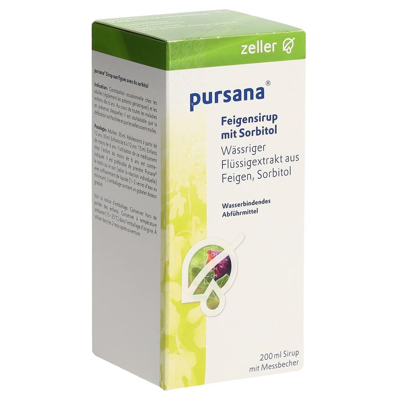 Pursana Feigensirup mit Sorbitol