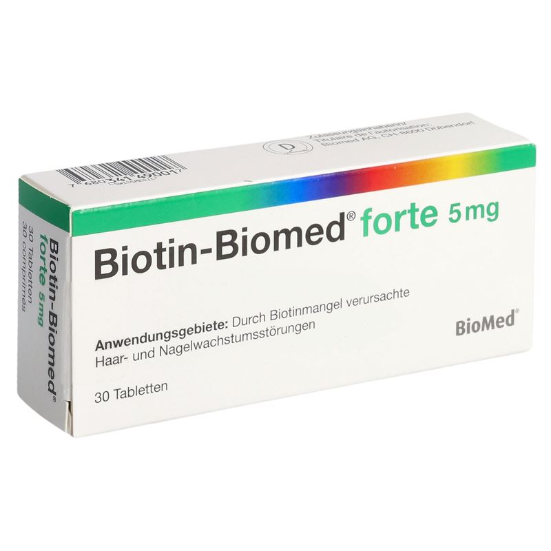 Biotin-Biomed forte 5 mg
