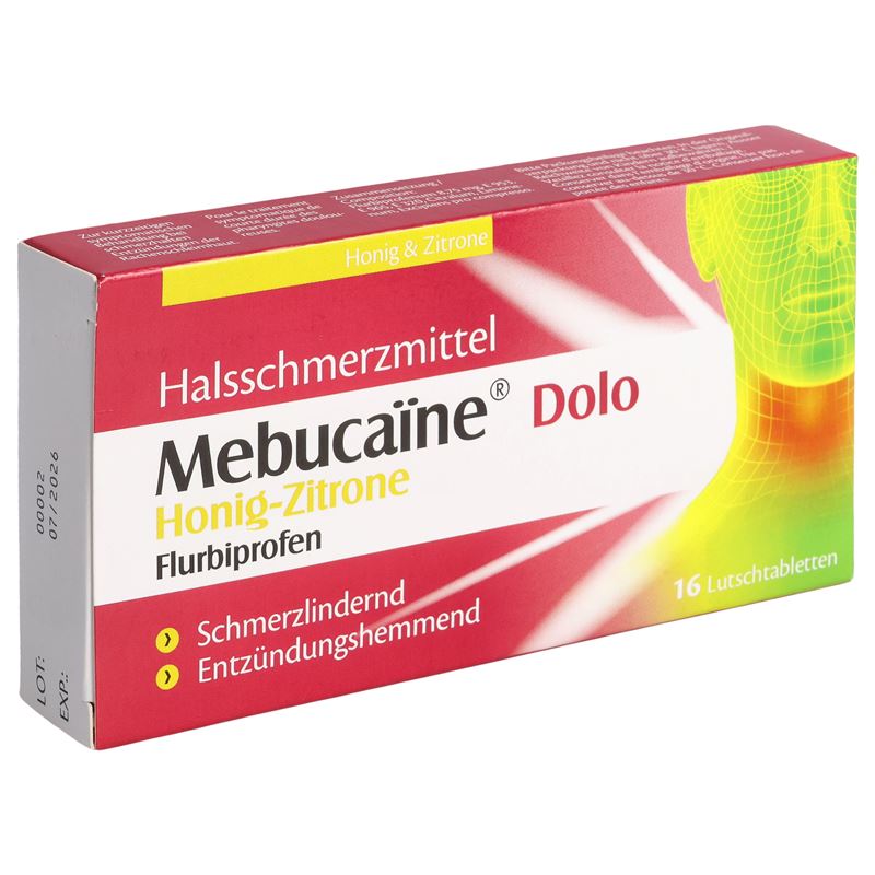 Mebucaïne Dolo Honig-Zitrone 8.75 mg