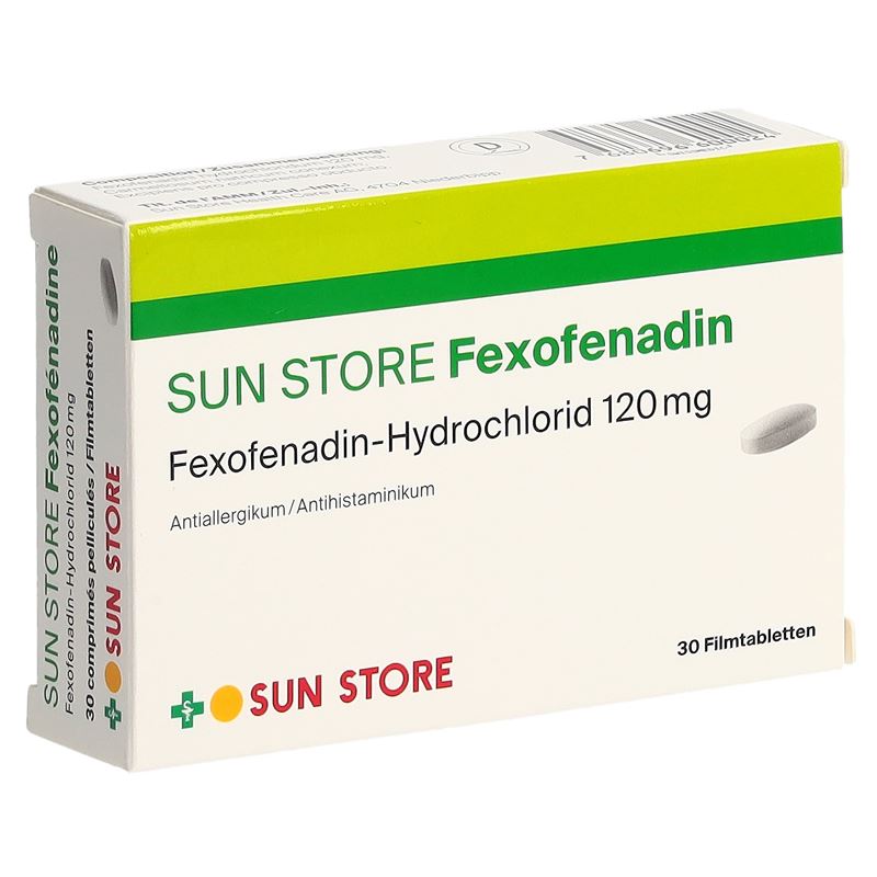 SUN STORE Fexofenadin 120 mg