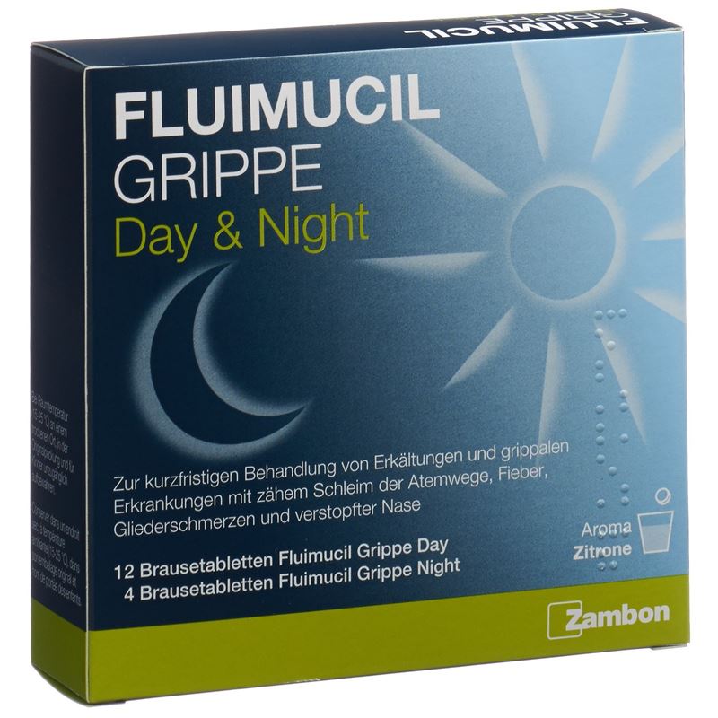Fluimucil Grippe Day & Night