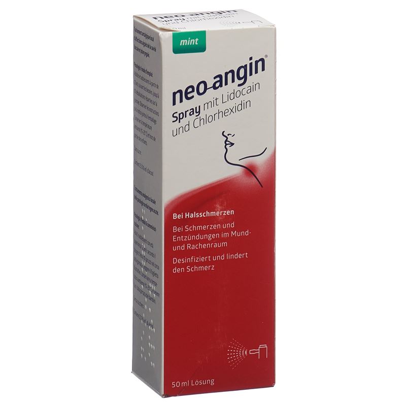 Neo-Angin mit Lidocain und Chlorhexidin Spray