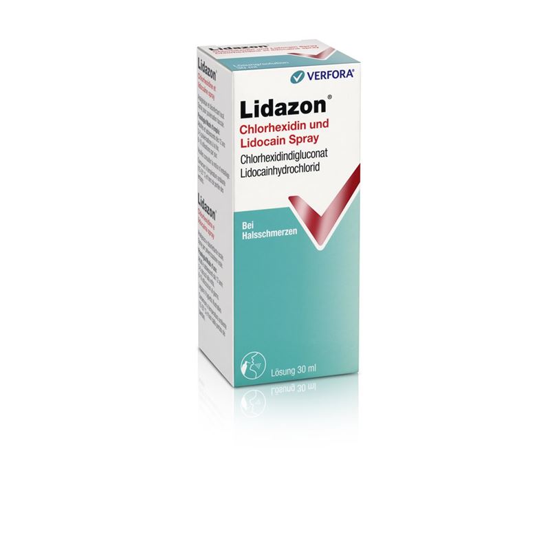 Lidazon chlorhexidine et lidocaine spray
