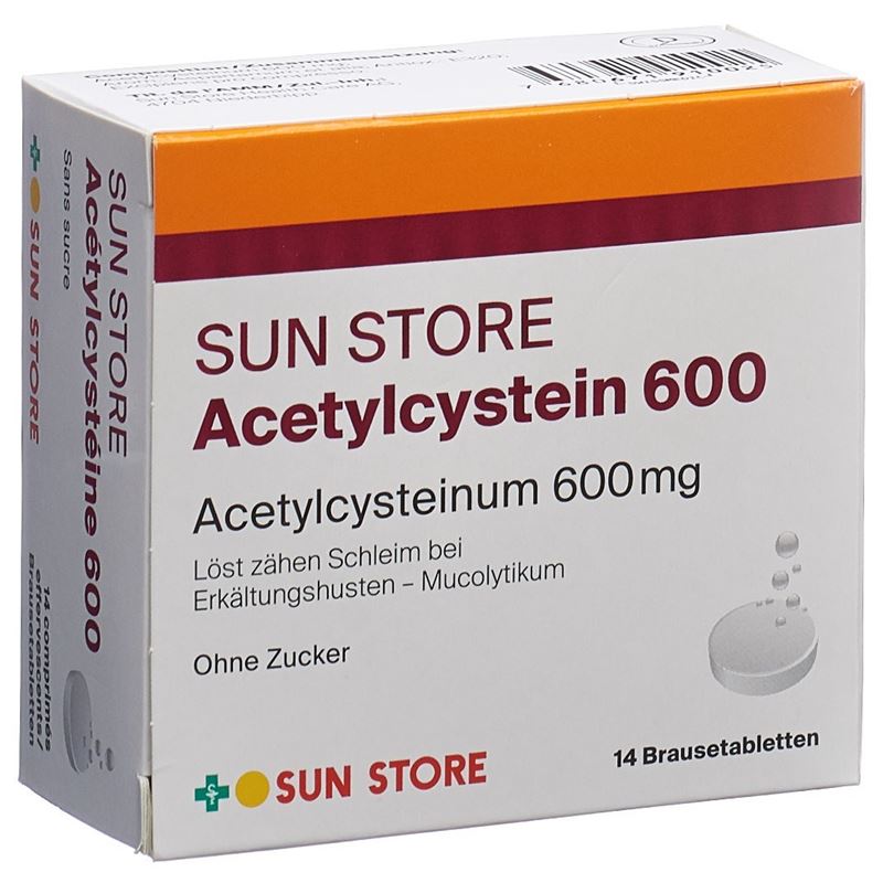 SUN STORE Acetylcystein 600