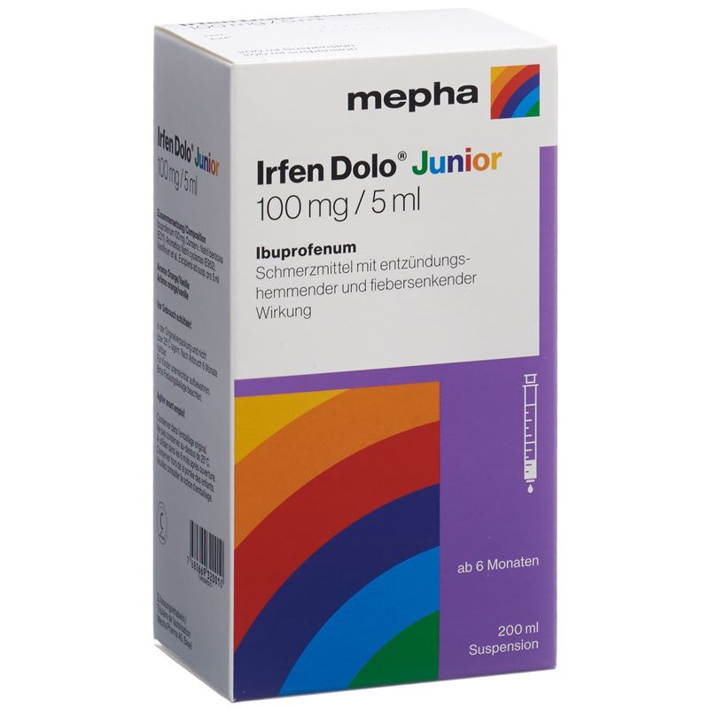 Irfen Dolo Junior 100 mg / 5 ml