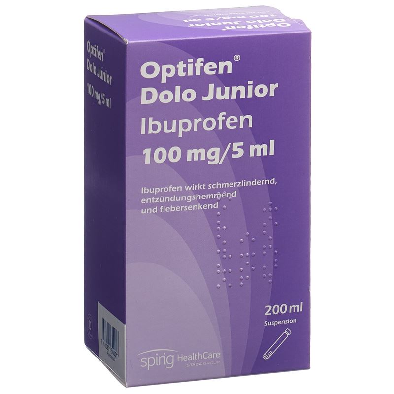 Optifen Dolo Junior 100 mg / 5ml