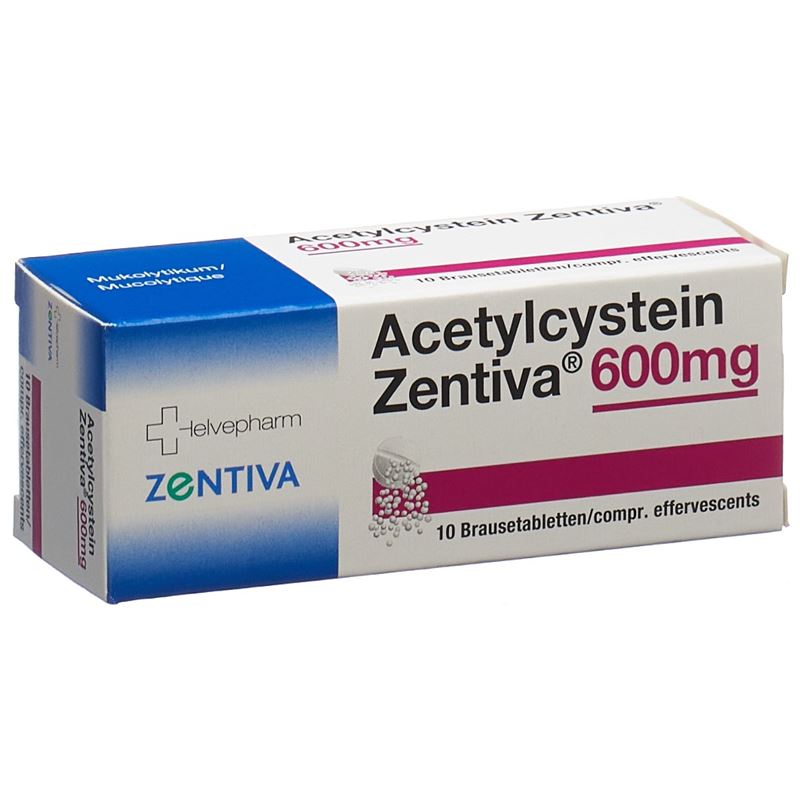 Acetylcystein Zentiva 600 mg