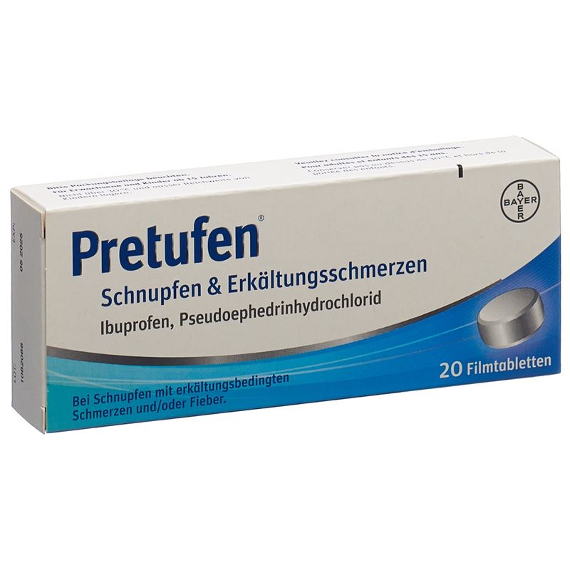 Pretufen Schnupfen und Erkältungsschmerzen 200 mg/30 mg