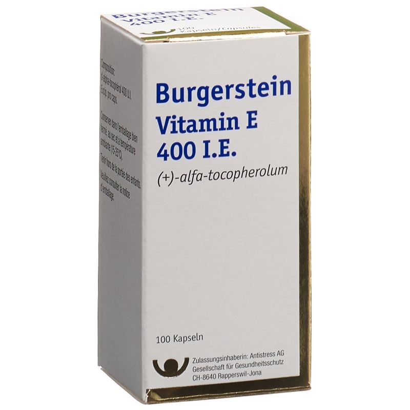 Burgerstein Vitamin E-Kapseln 400 I.E.