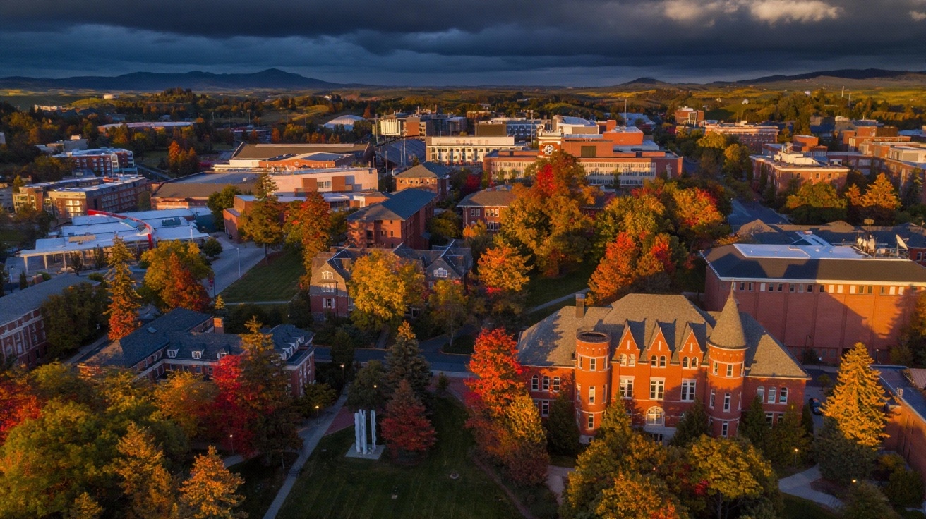 Washington State University campus banner