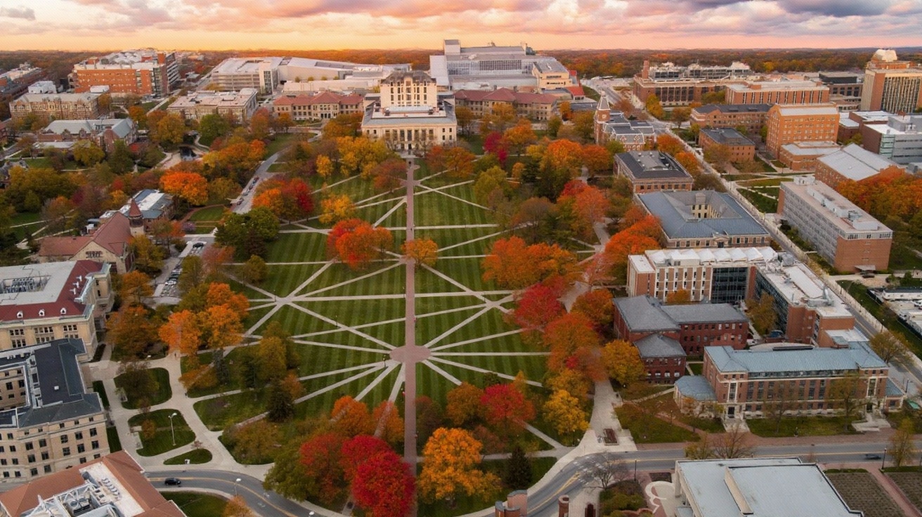 Ohio State University campus banner