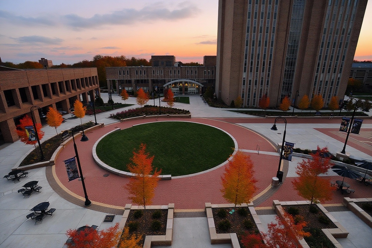 Kent State University campus banner