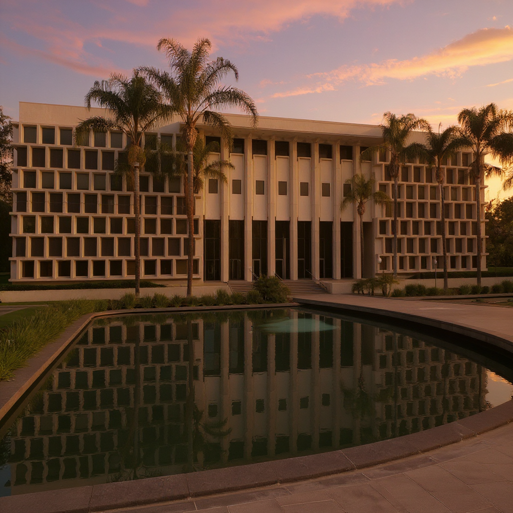 Ambassador University campus banner