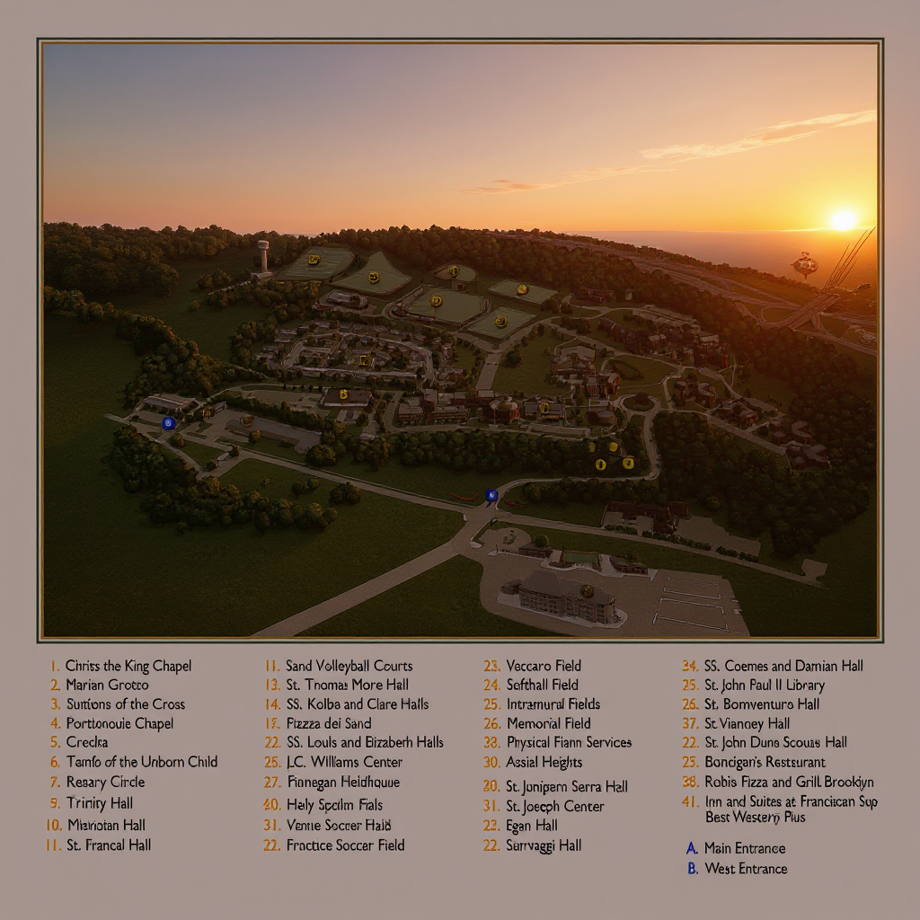 Franciscan University of Steubenville campus banner