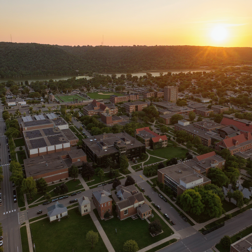 Winona State University campus banner