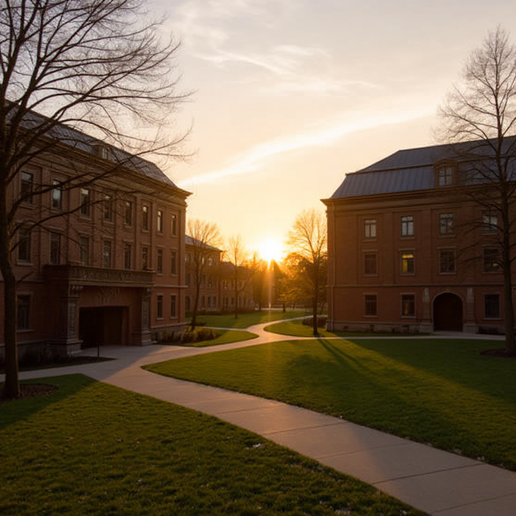 New England College of Optometry campus banner