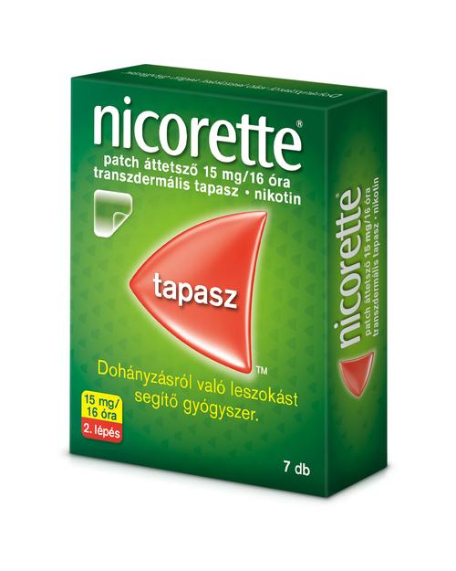 Nicorette patch 2. lépés