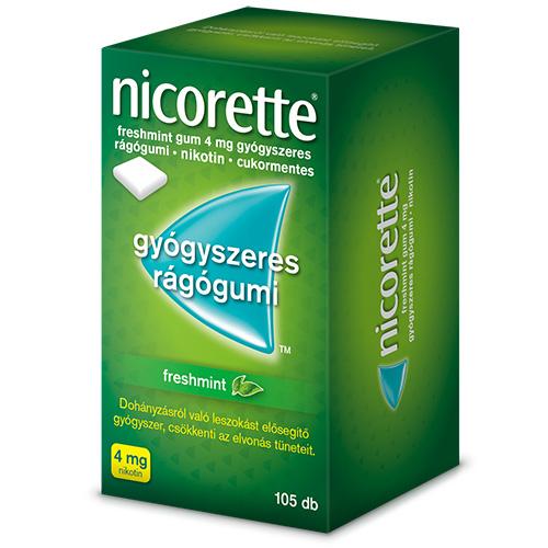 Nicorette Freshmint gum 4 mg