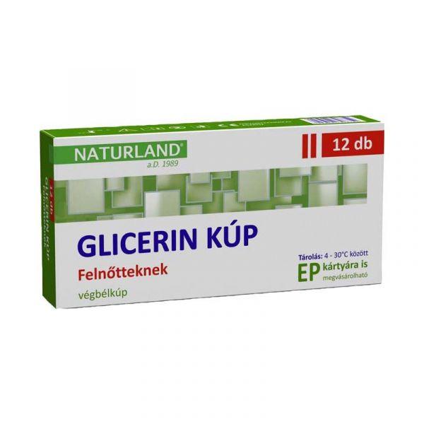 Naturland Glicerin végbélkúp