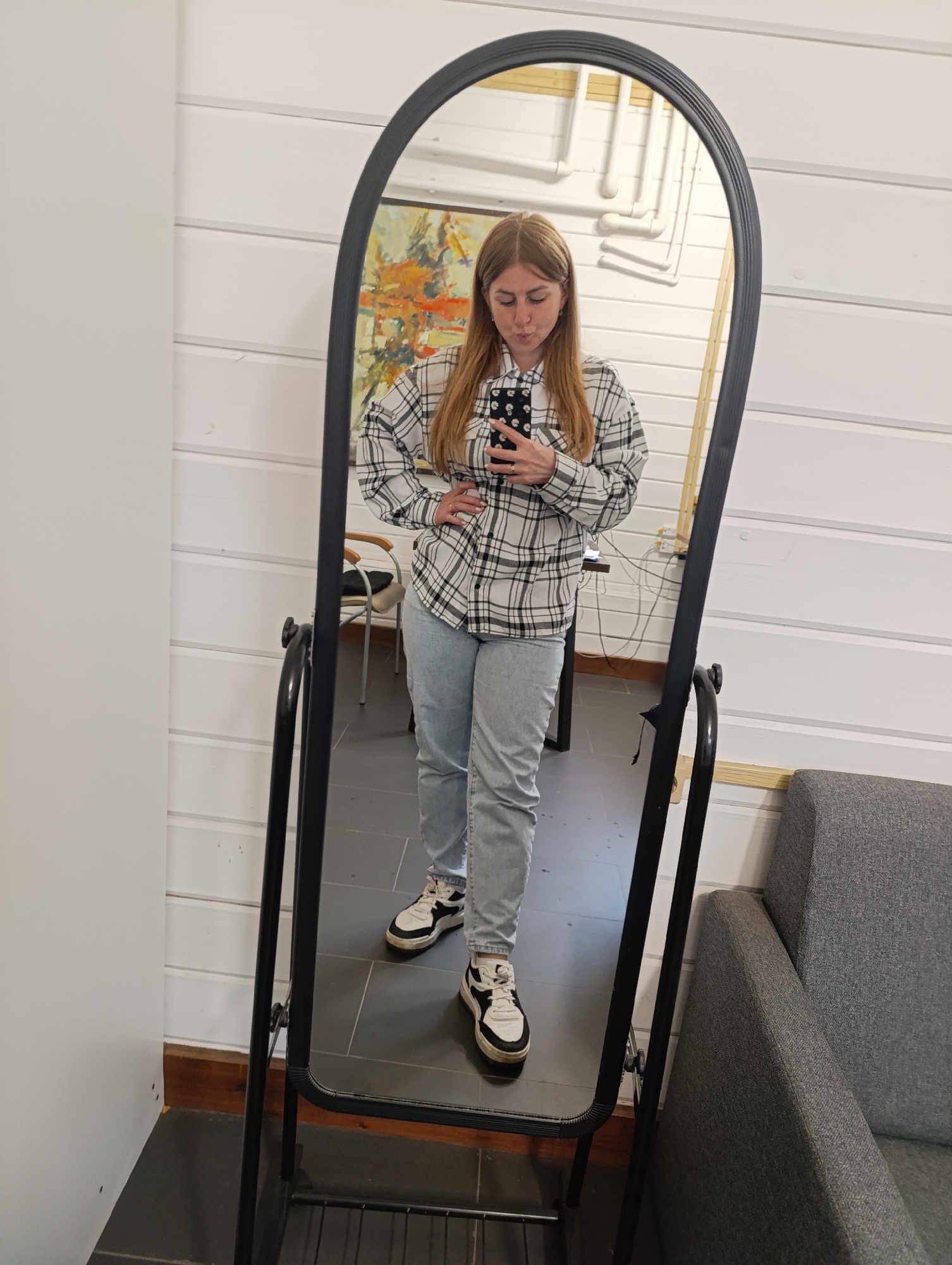 Rainy bus stop day, selfies indoors, possible Eastern European city