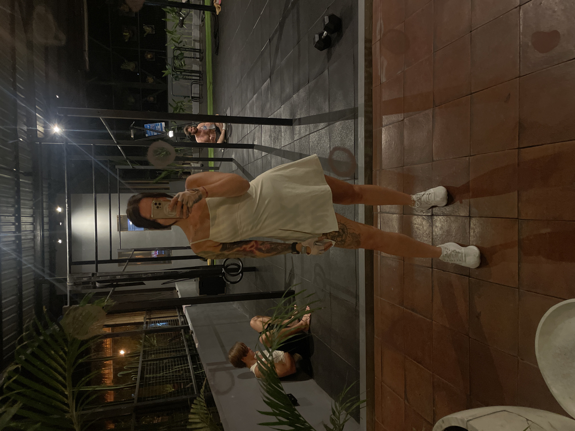 Gym session selfies and space shots from Mengwi, Bali