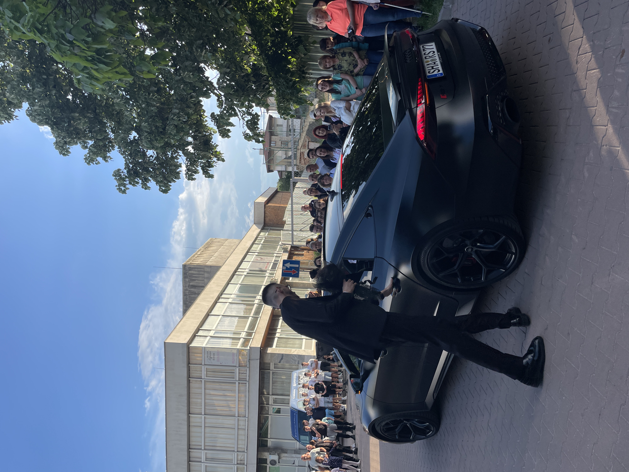 Formal procession of decorated luxury cars draws crowds in Zlatograd