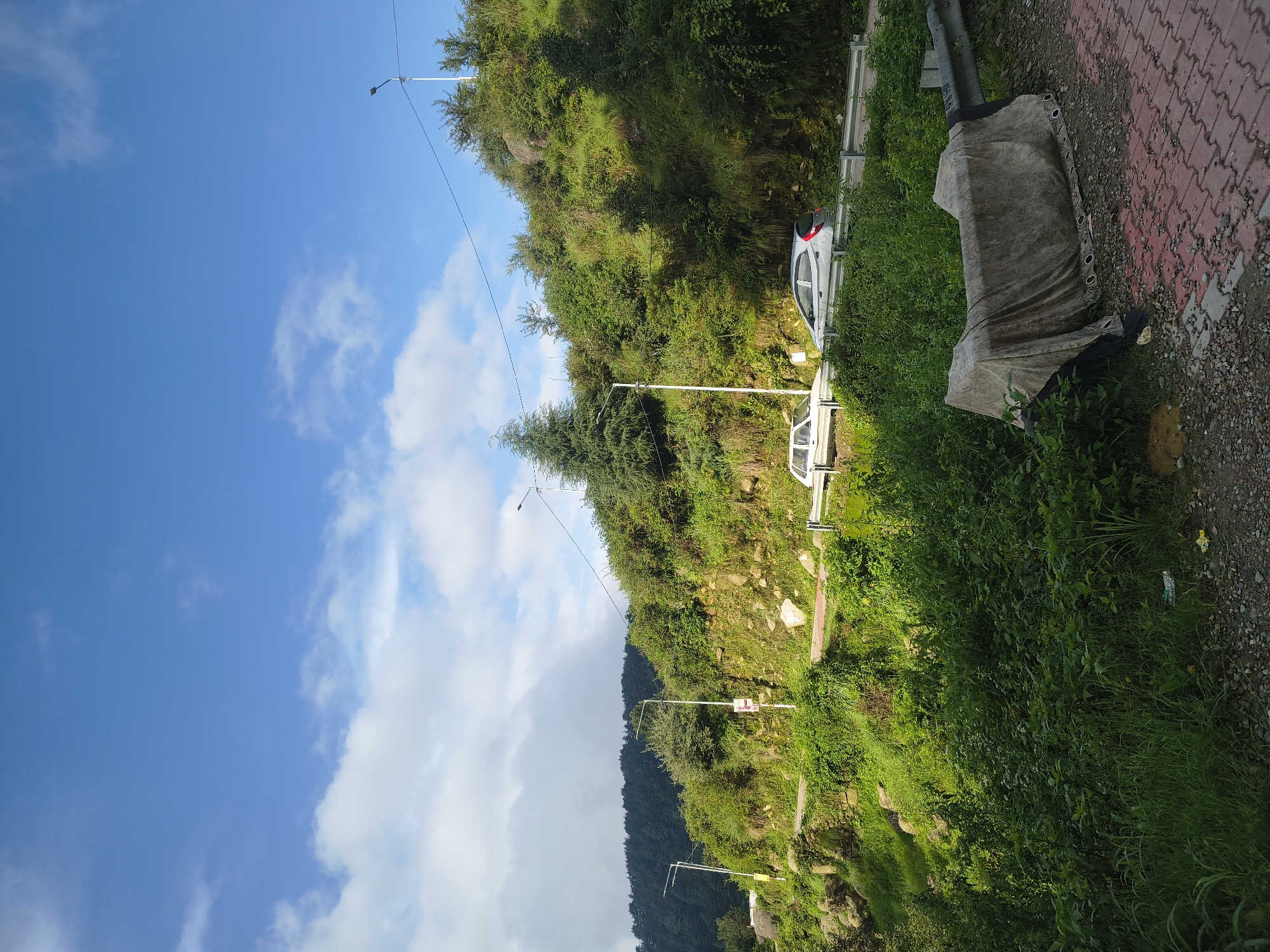 Hilly trails, waterfalls, and forest paths around Haini, India