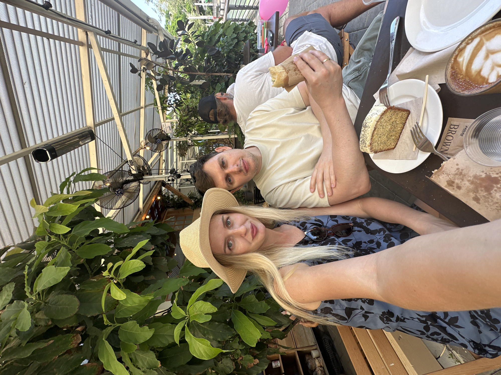 Early morning Tel Aviv street art and cafe scenes documented