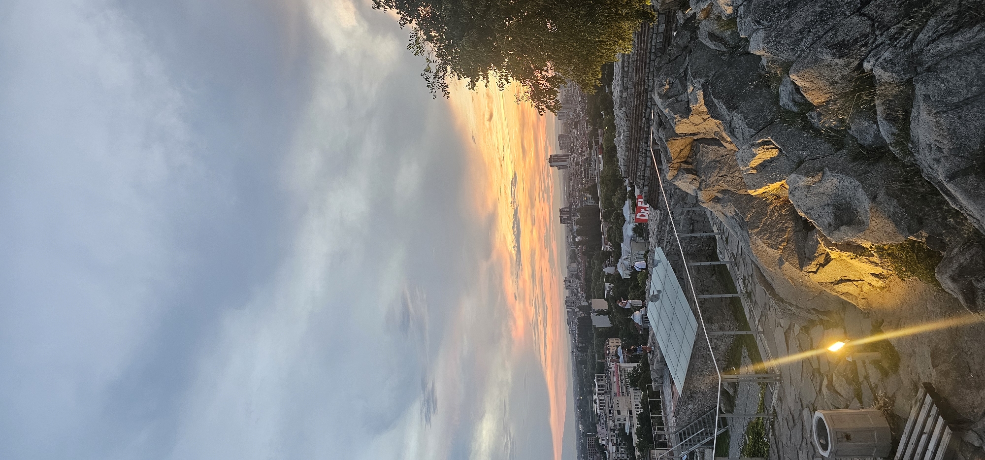 Sunset tour documented across historic Plovdiv, Bulgaria