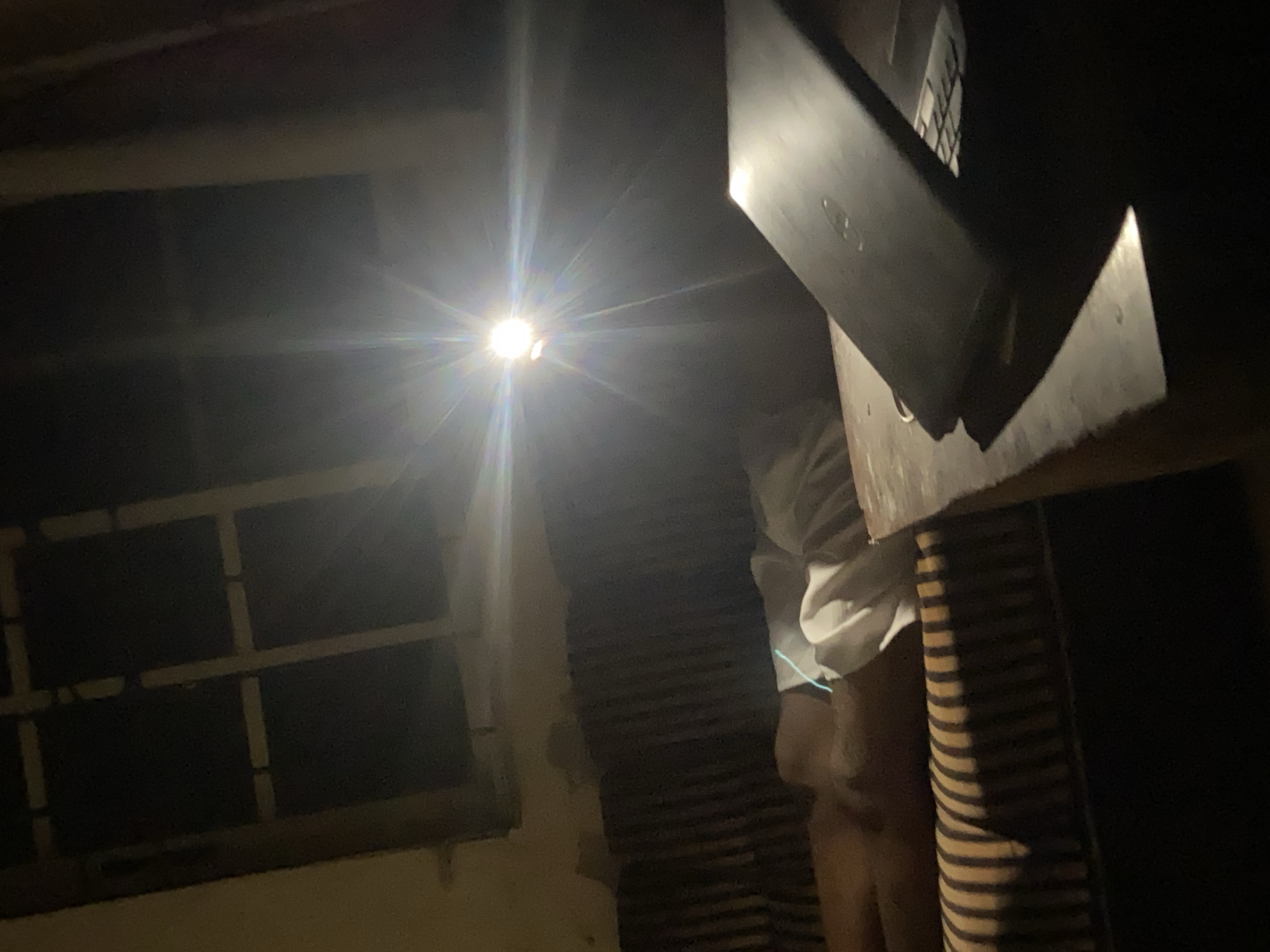 Evening goodnight message captured in Mararaba, Nigeria home