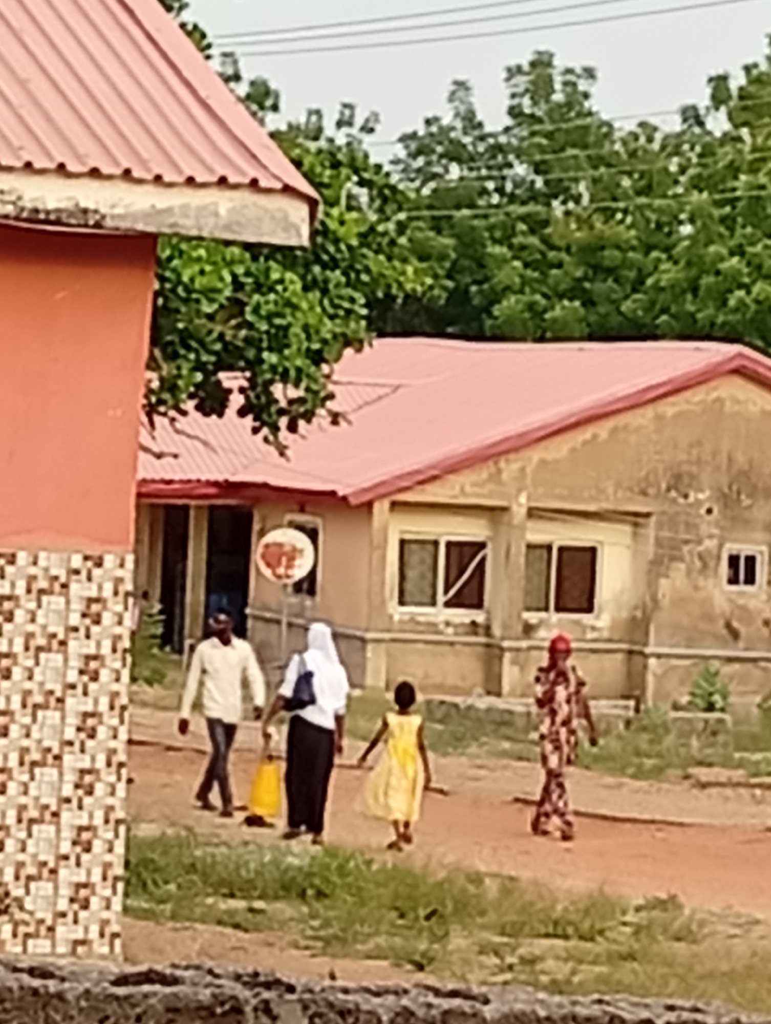 Morning routine captured in unidentified residential community