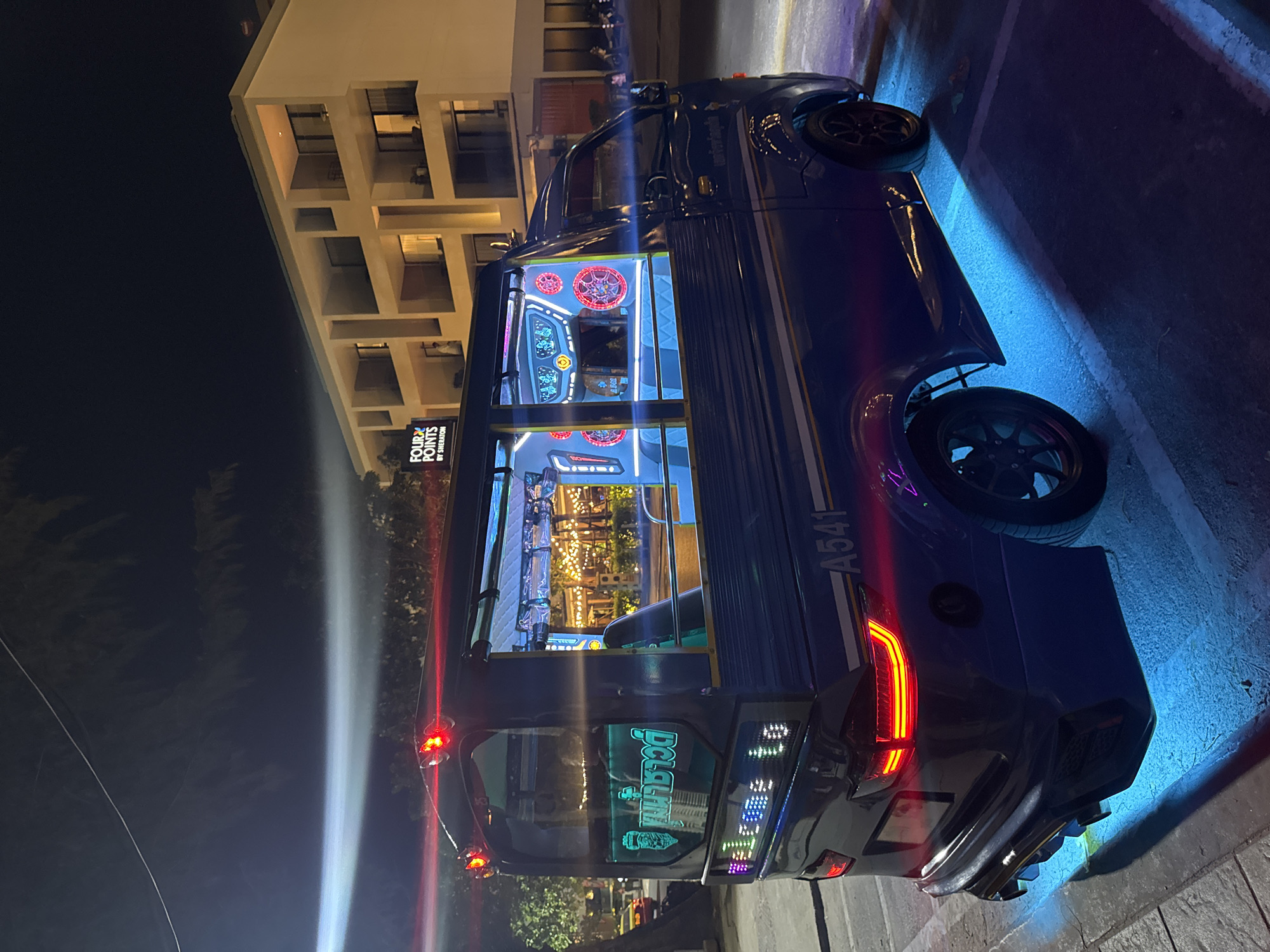 Nighttime scenes captured along Patong Beach tourist area