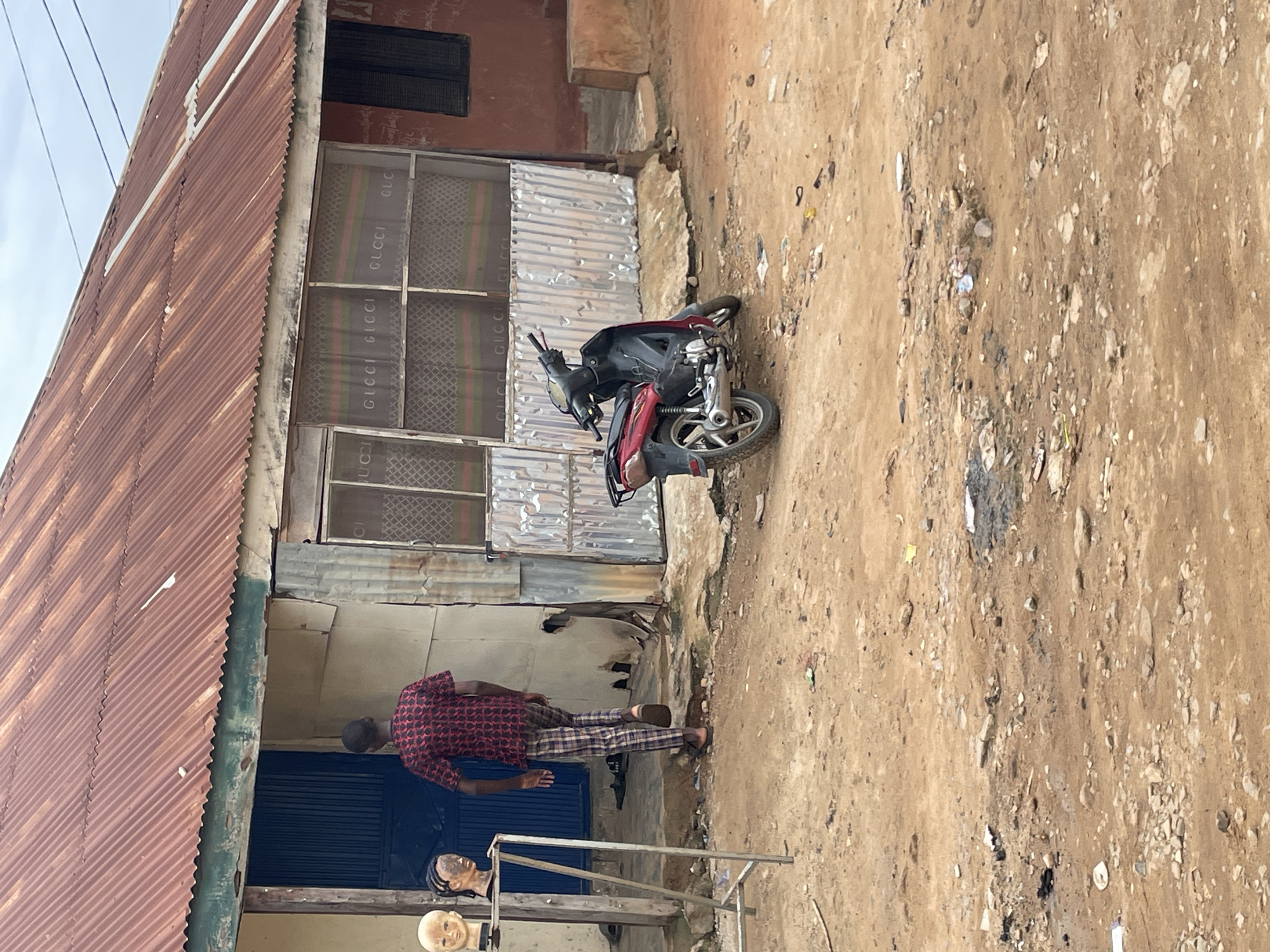 Street scenes and parked vehicles in Keffi, Nigeria