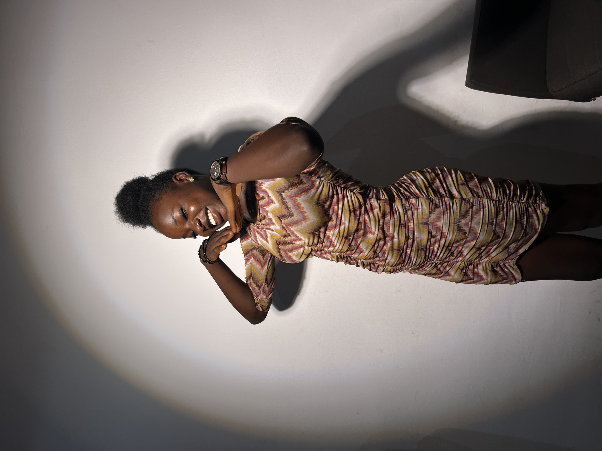 Portrait photoshoots document young women across indoor, outdoor sessions