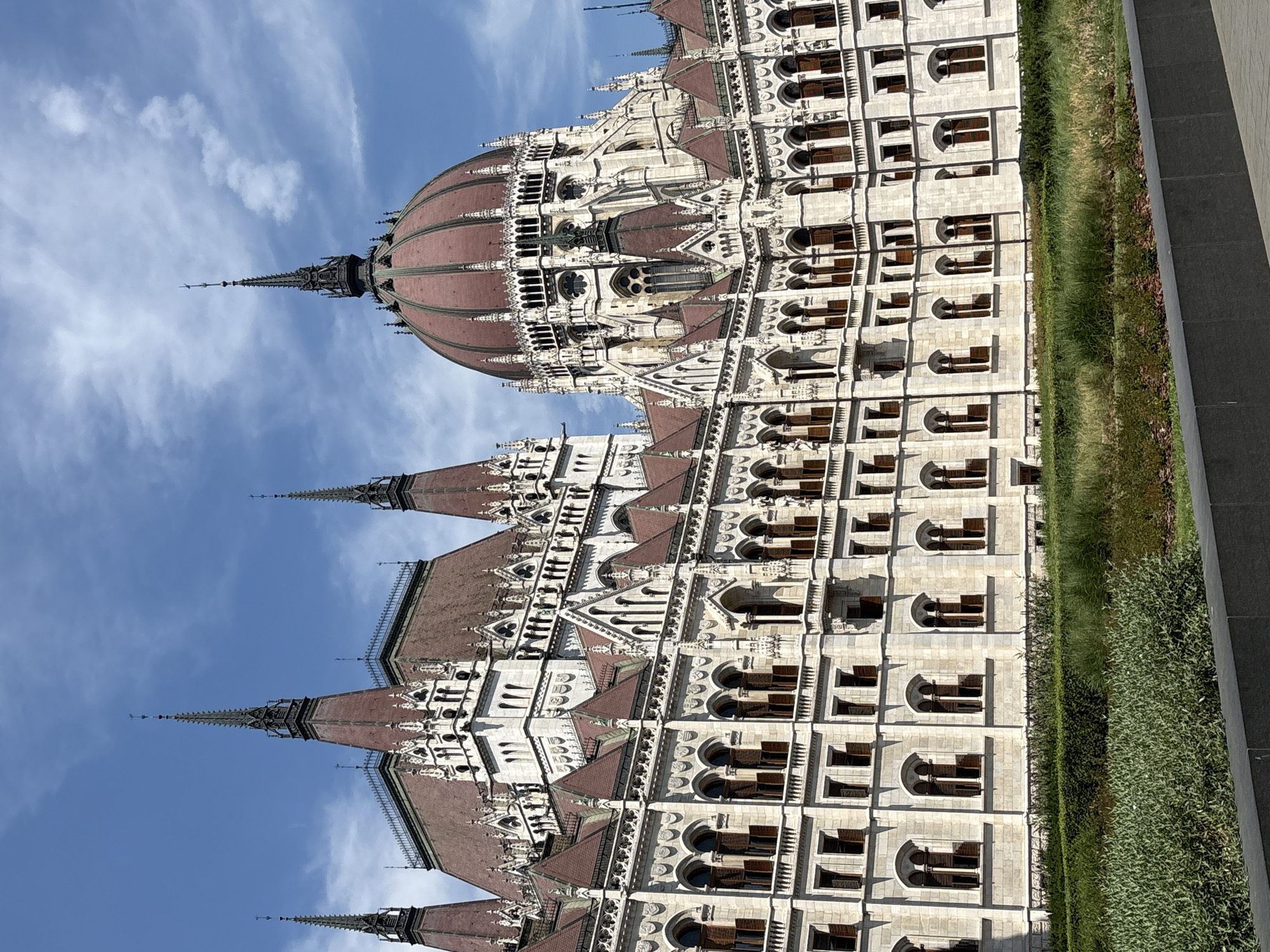 Up close with Budapest's Parliament Building on a June morning