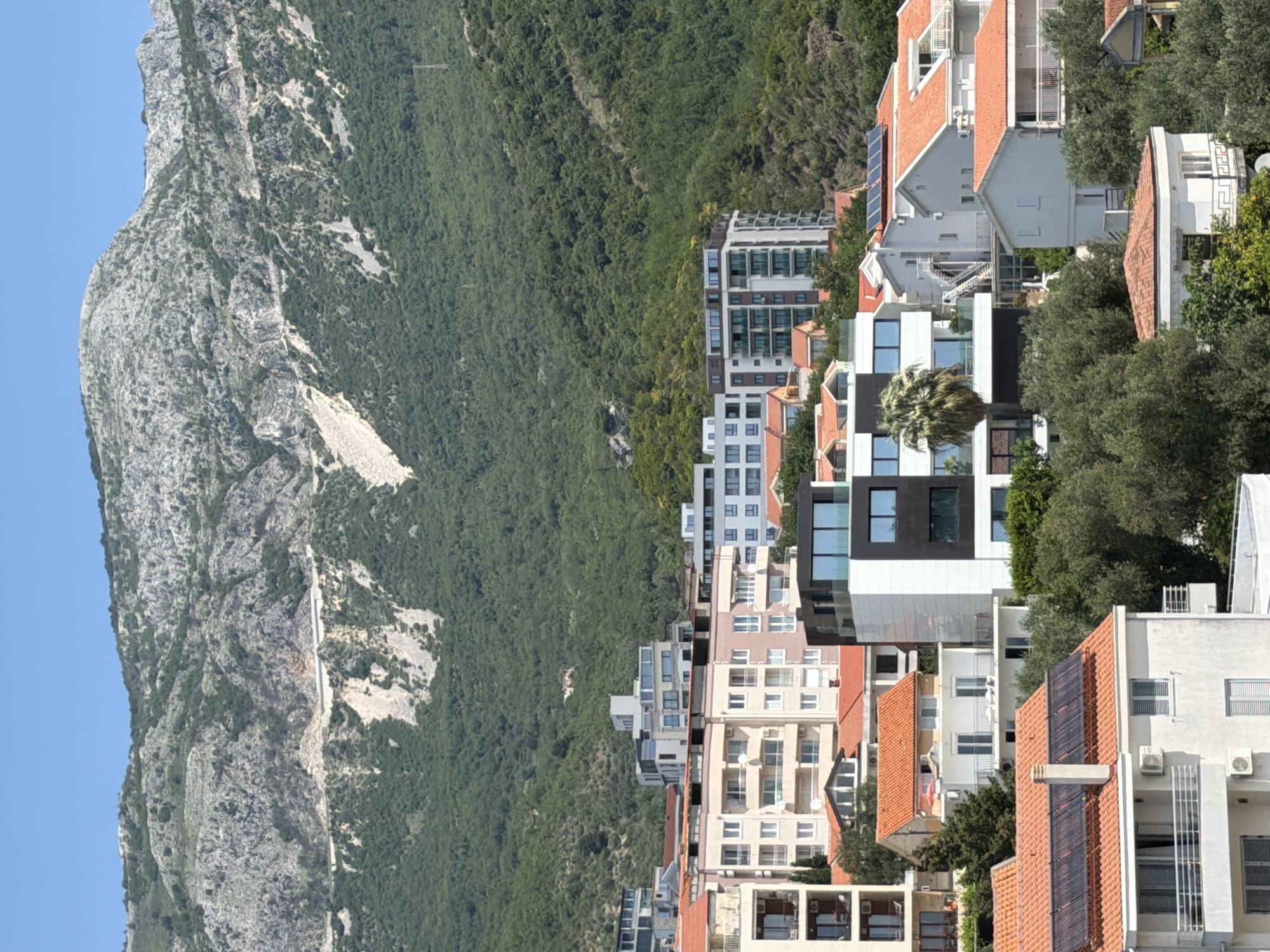 Daily life documented across Montenegro's Budva coast over morning hours