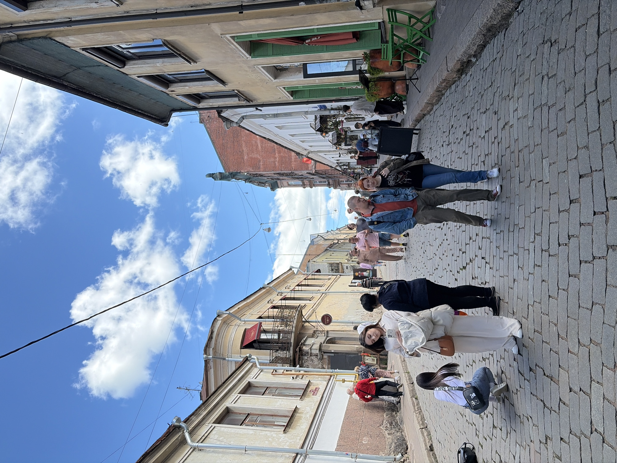 Exploring Vyborg Castle from multiple angles on sunny afternoon