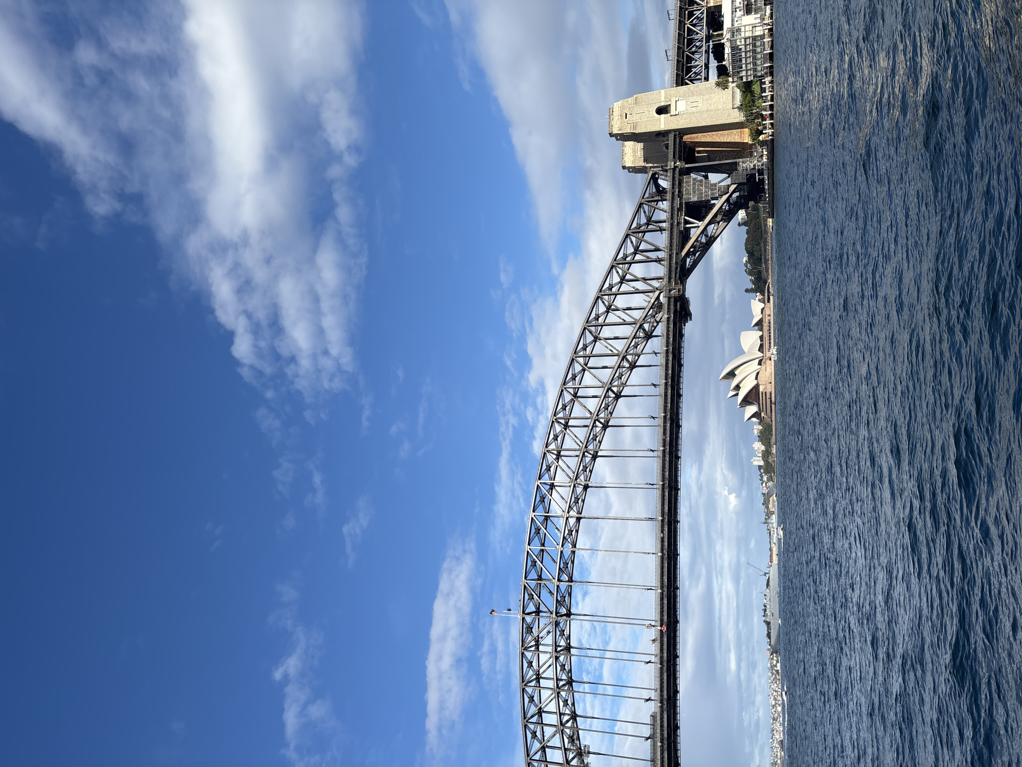 Morning harbour views captured from Milsons Point, Sydney