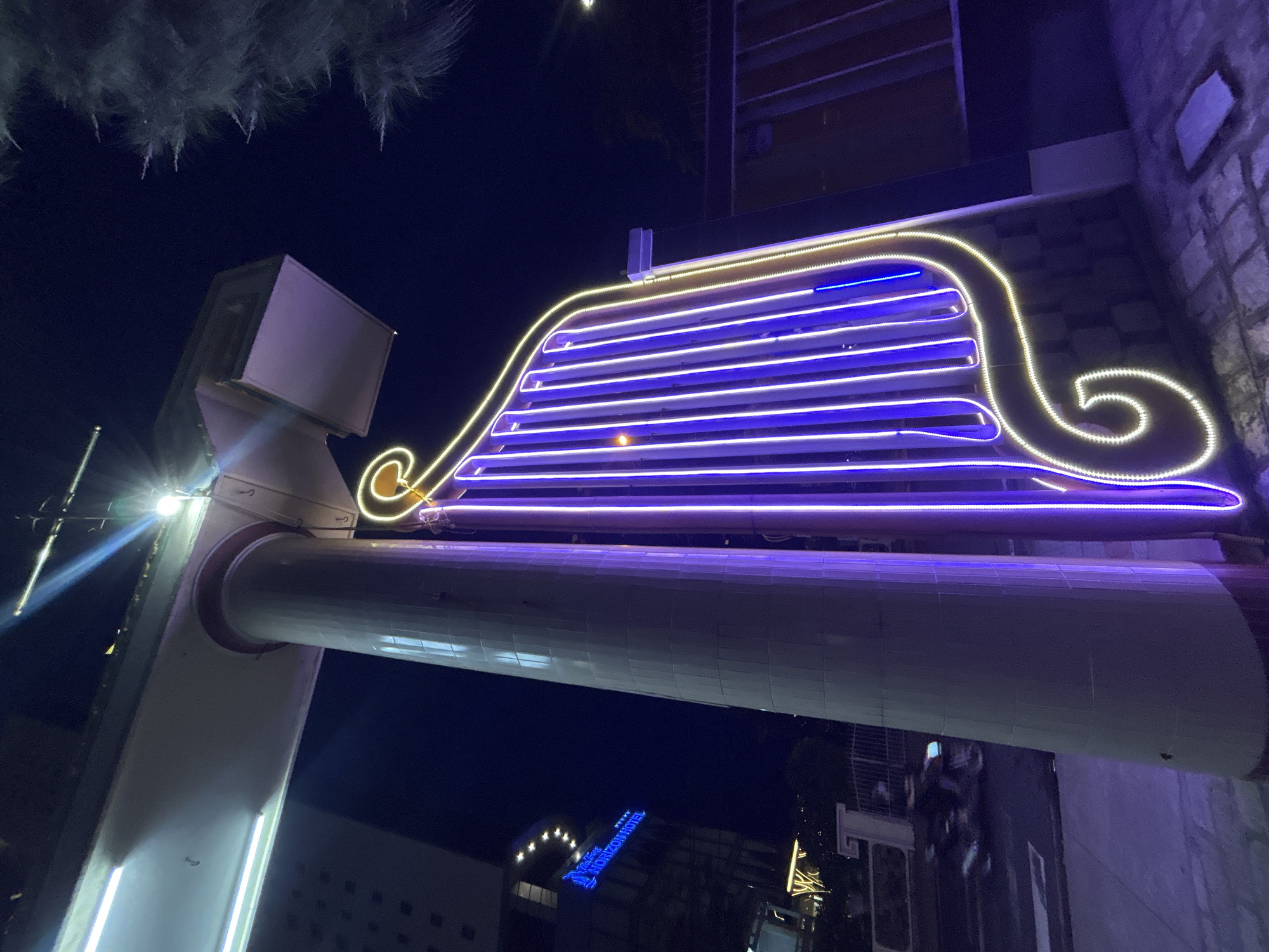 Illuminated Hat-Shaped Structure Observed in Nha Trang Vietnam