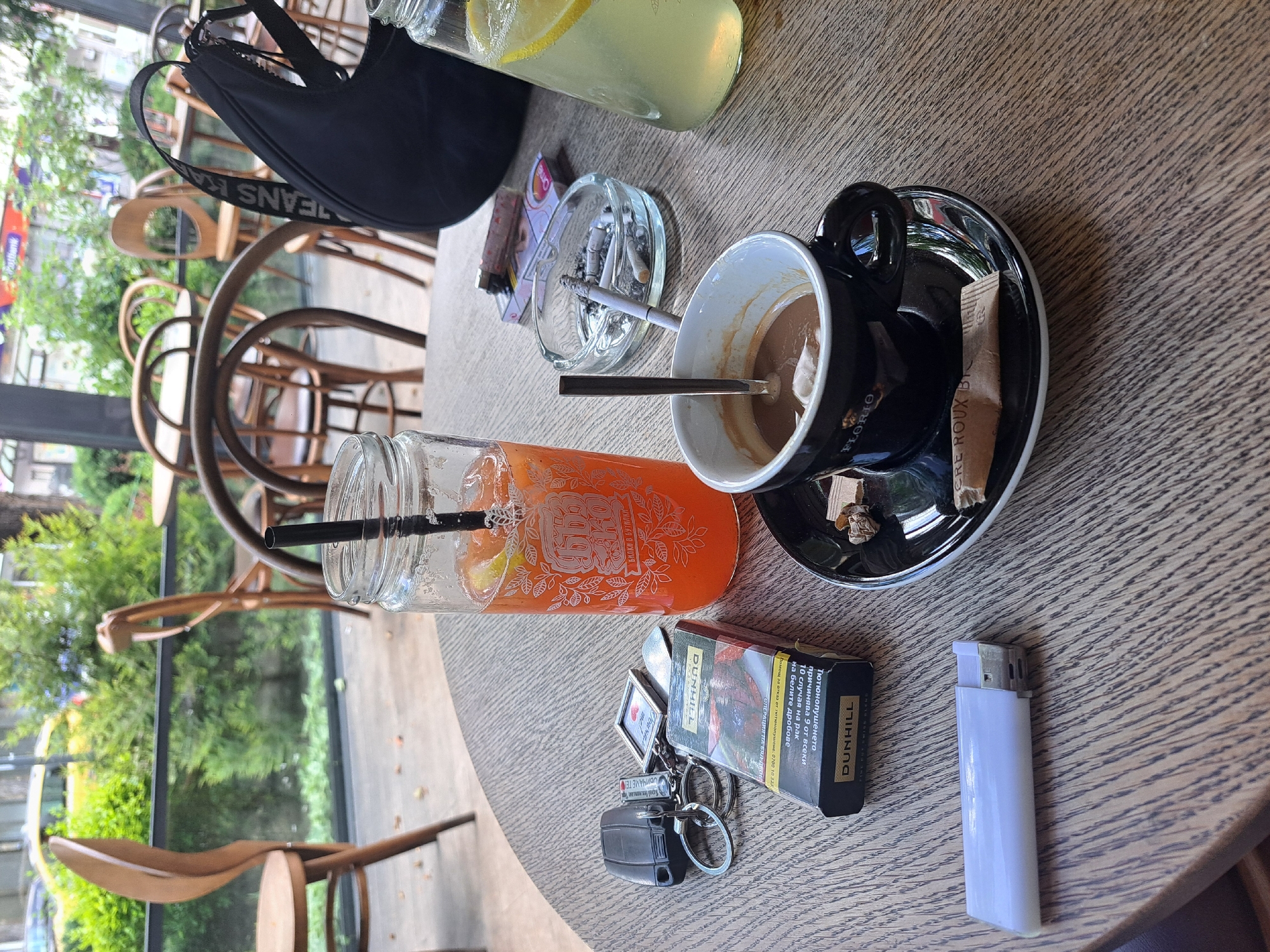 Cafe moment captured in Troyan, Bulgaria