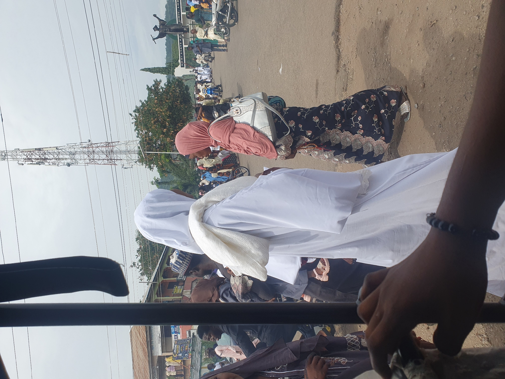 Busy morning traffic scenes documented across Lokoja, Nigeria streets
