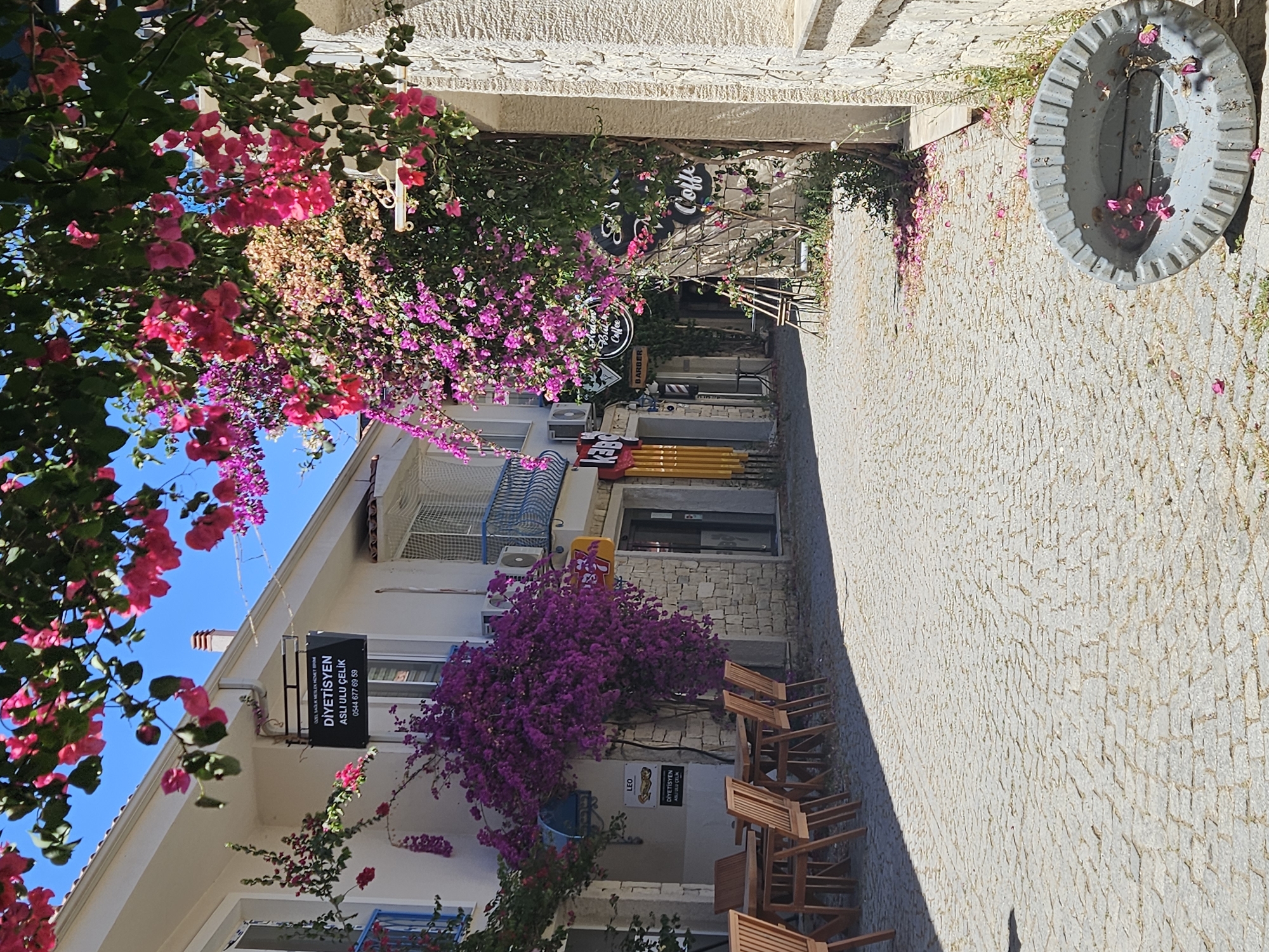 Morning stroll through historic Seferihisar with coffee break